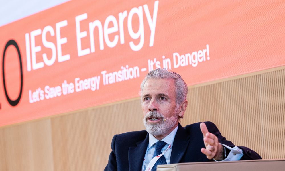 Prof. Vicente Cortés Presidente de INERCO en el 20 IESE Energy Industry Meeting